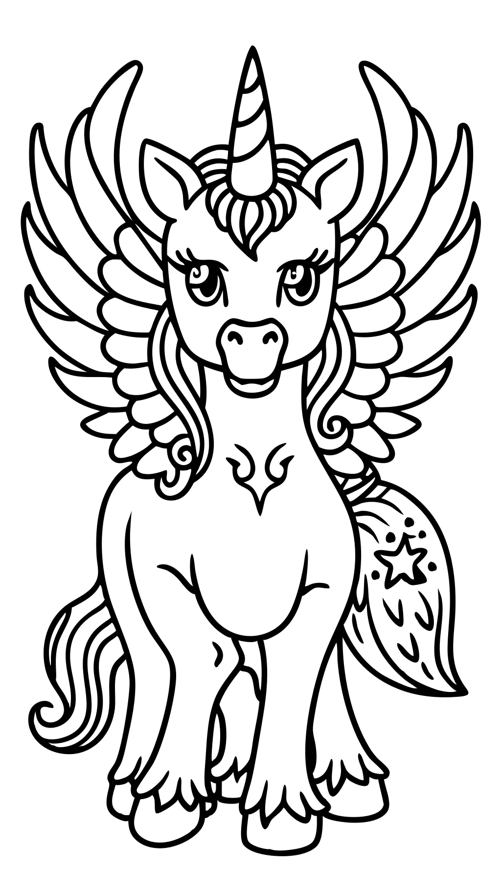 mythical animal coloring pages